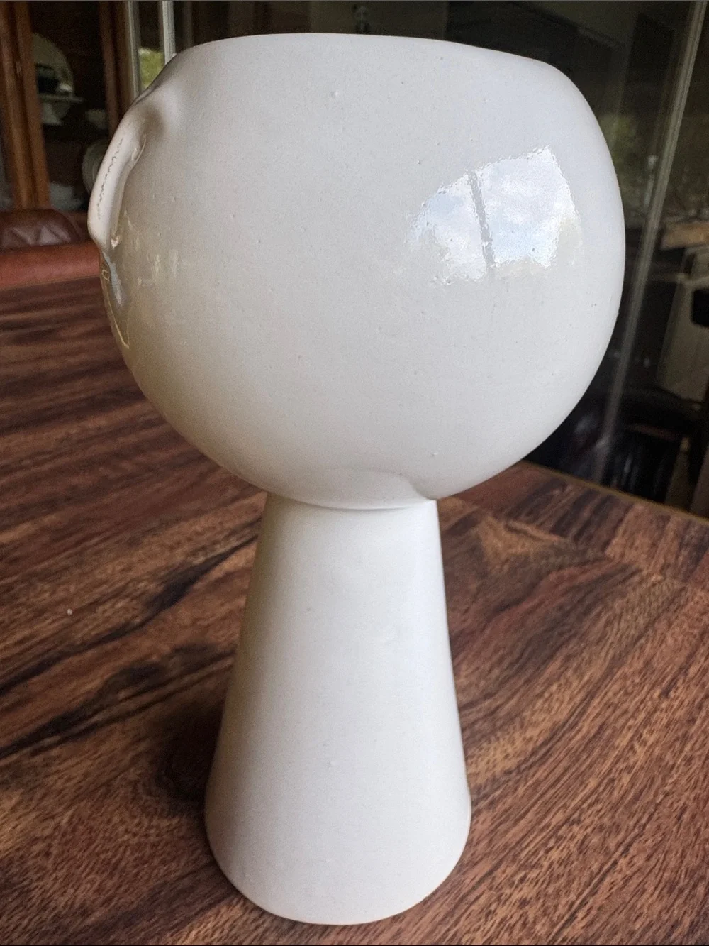 West Elm x Claymen ceramic face planter vase
